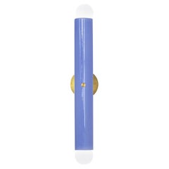 Ceramic Wall Lamp 'TRN' by Pani Jurek, Brass, Lilac