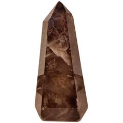 Massive Brazilian Smoky Quartz Crystal Obelisk