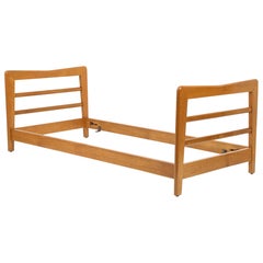 Daybed aus massivem Eichenholz von Guillerme & Chambron – Frankreich 1960er Jahre