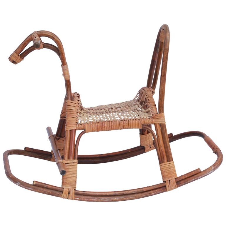 Modernist Danish Rocking Horse at 1stDibs