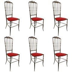 Chiavari Chairs Set of Six 