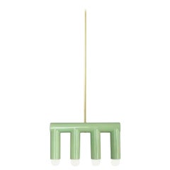 Ceramic Pendant Lamp 'TRN B3' by Pani Jurek, Pistachio