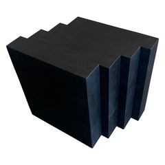 Mesa Auxiliar Brutalista de Roble Negro Macizo - Cadence by Mokko