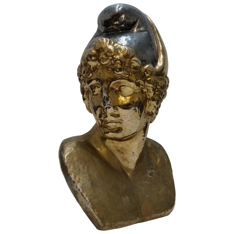 French Art Deco Roman Warrior Sculpture For Sale at 1stdibs