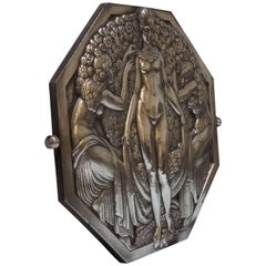 Antique French Art Deco Medallion by Pierre Turin