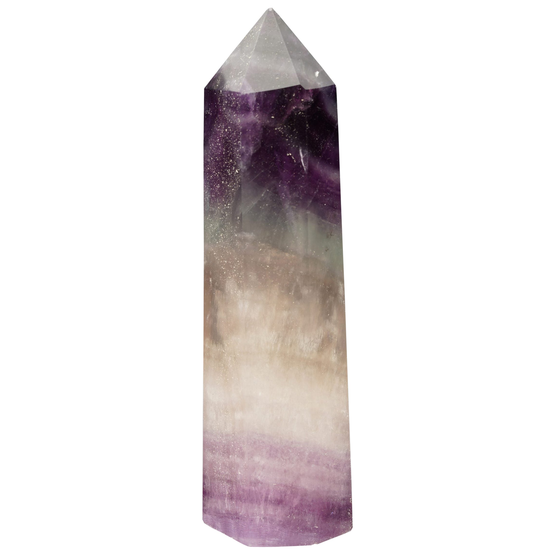 Exquisite Fluorite Obelisk from China