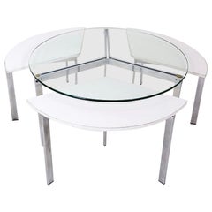 Couchtisch mit Nesting Table - 1970er Jahre