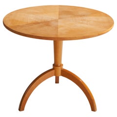 Schwedischer Designer, Beistelltisch, Holz, Schweden, 1940er Jahre