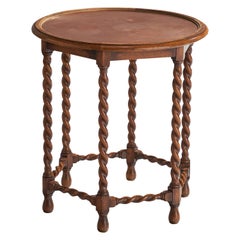 Nordiska Kompaniet, Side Table, Oak, Copper, Sweden, 1920s