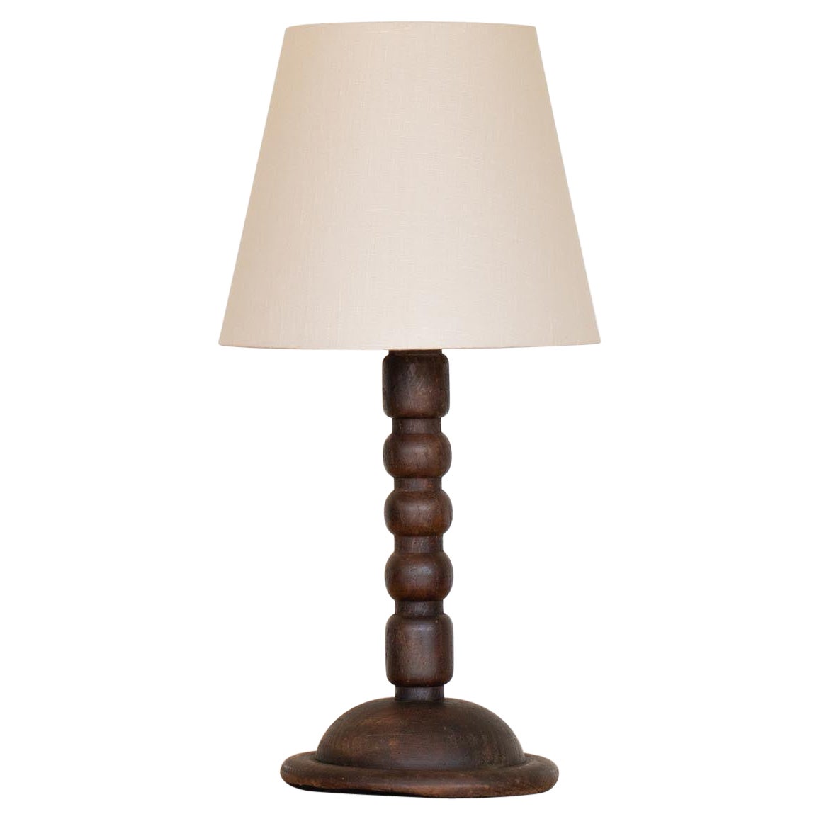 Spanish Bobbin Wood Table Lamp