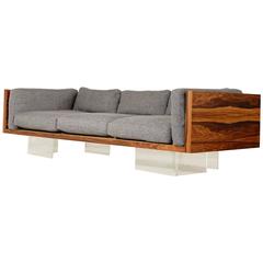 Loft Thirteen Custom Rosewood Case Floating Sofa 