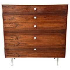 1970’s George Nelson Rosewood Thin Edge Tall Chest