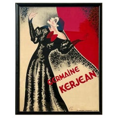 Vintage Boho Germaine Kerman Marquee Poster