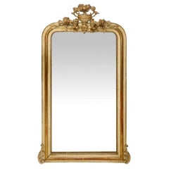 Antique Mirror francese del XIX secolo in stile Luigi XVI