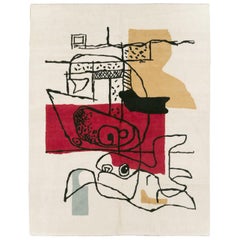 Contemporary Turkish Room Size Carpet in the style of Le Corbusier