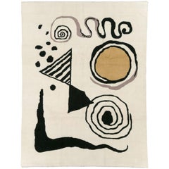 Contemporary Turkish Room Size Carpet in the style of Alexander Calder