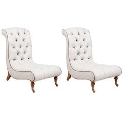Pair of 19th Century Fireside Chairs