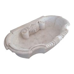 Classical Marble Stone Powder Room Sink Basin