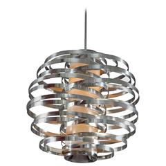 Chandelier in Polished Aluminium and Acryl by Max Sauze for Sciolari Roma