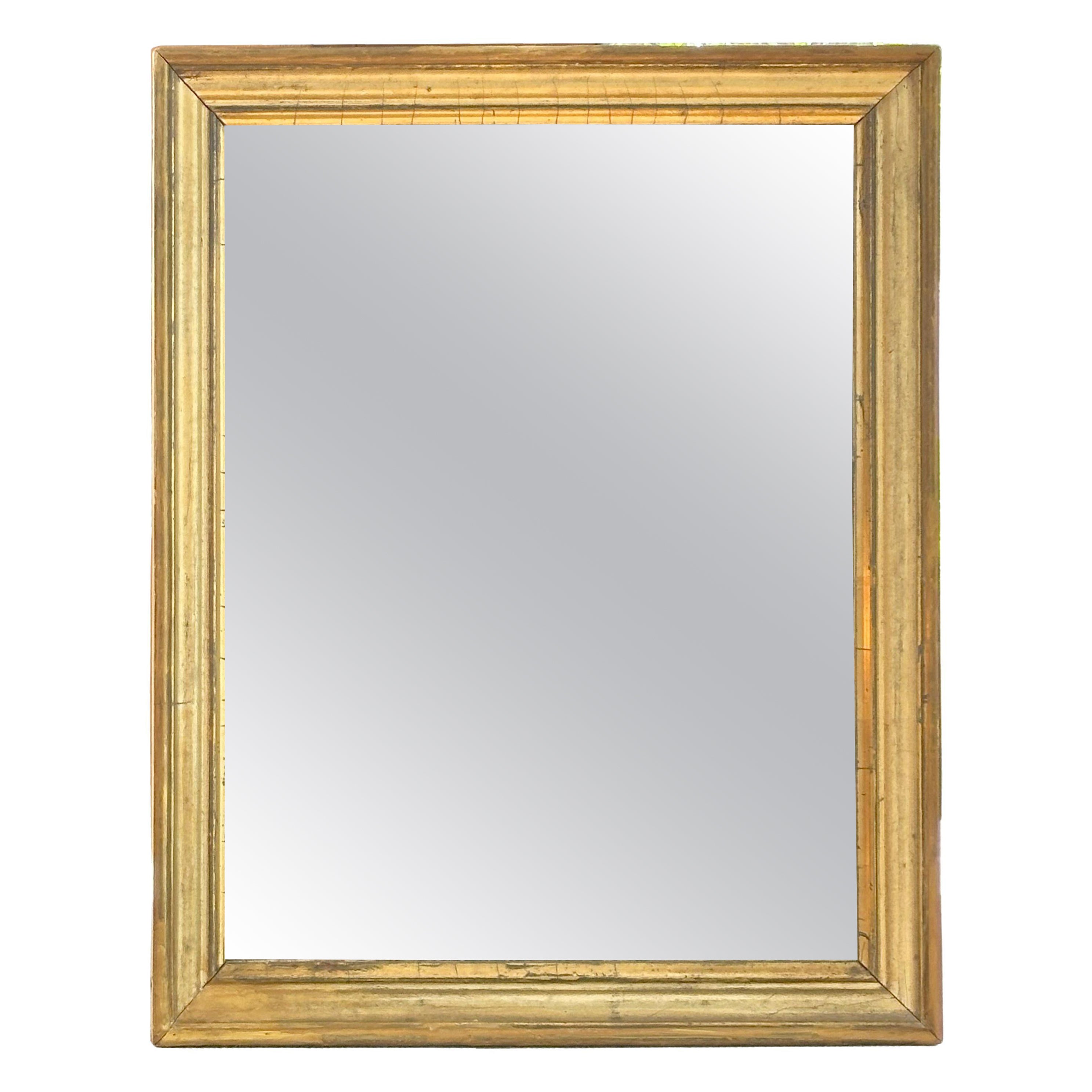 Specchio italiano in legno dorato - CIRCA 1880