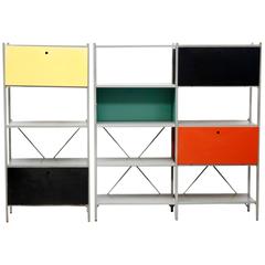Used Dutch Modernism Industrial Cabinet by Wim Rietveld for Gispen Model No. 663