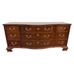 Vintage Baker Furniture Mahogany 9-Drawer Dresser