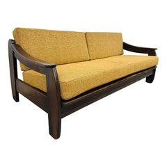 Mid-Century Modern Walnut Sofa