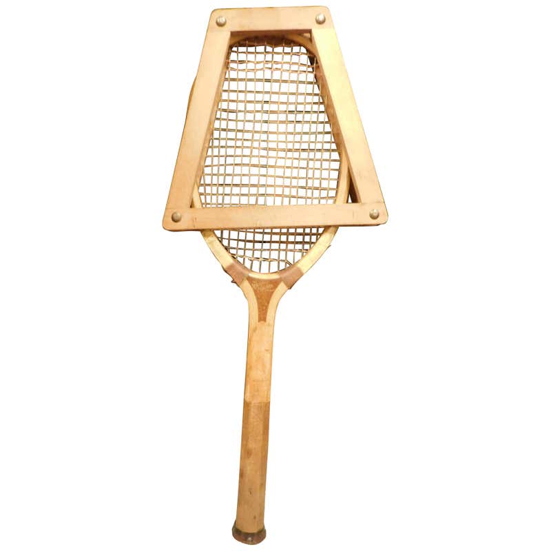 Wooden Lawn Tennis Racket, Wonder For Sale at 1stDibs | wooden tennis ...