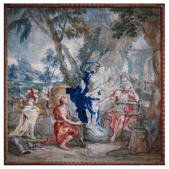 Venus Visiting Vulcan, Achilles Brussels Tapestry Atelier Van Der Borcht - 1455
