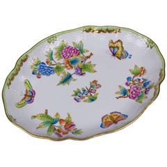 Herend Queen Victoria Oval Dish