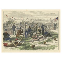 Internationales Rifle Match zwischen amerikanischen und irischen Teams bei Dollymount, 1875