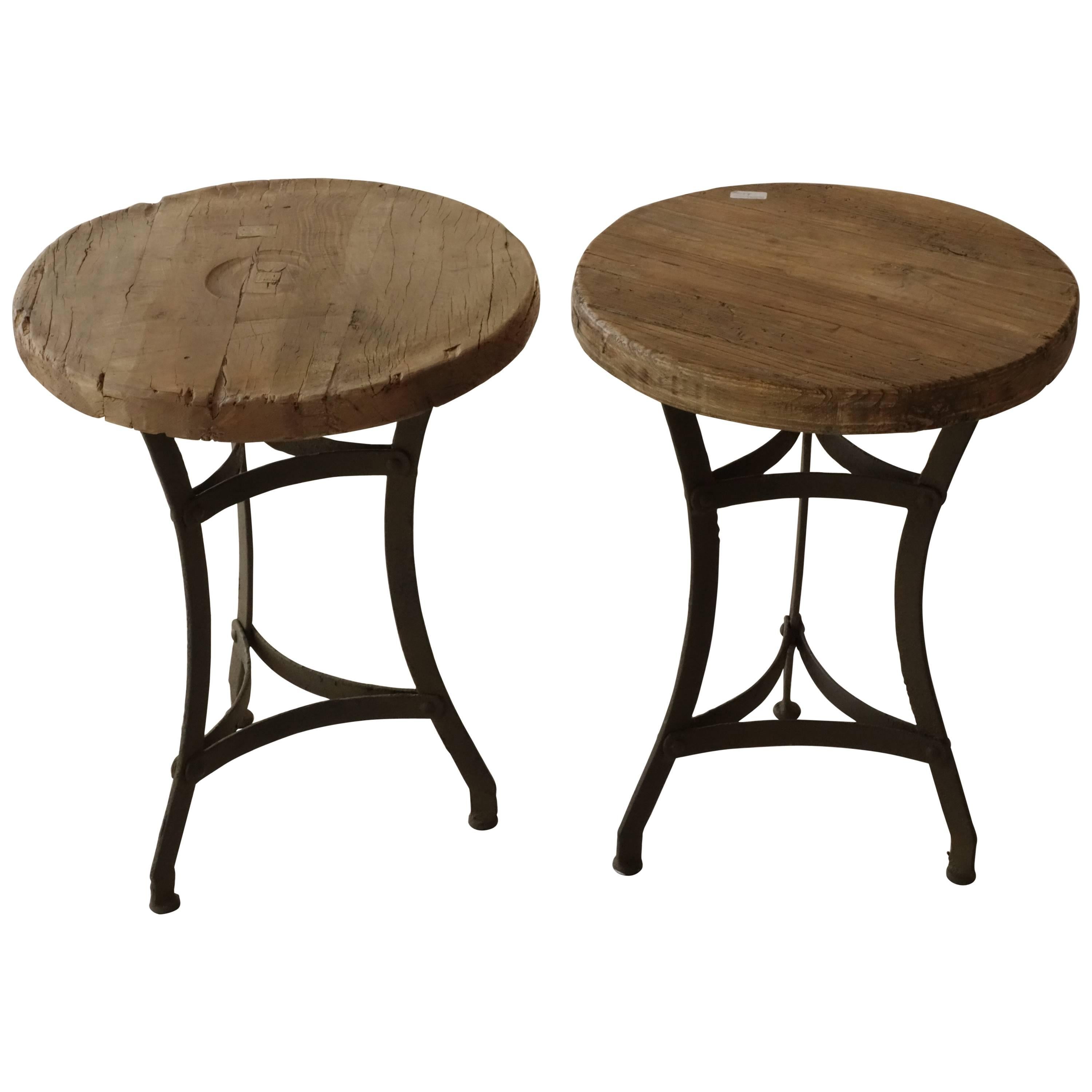 Antique Wood Side Tables For Sale
