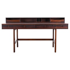 Peter Løvig Nielsen Danish Rosewood Flip Top Desk, 1972