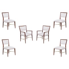 Paul McCobb "Irwin Collection" Chaises de salle à manger avec accents en laiton