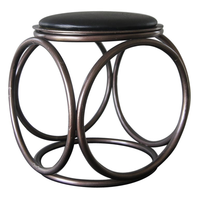 Attributed Michael Thonet Mid-century bentwood stool