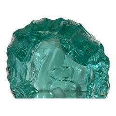 Iceberg de cristal Kosta Boda con sello tallado