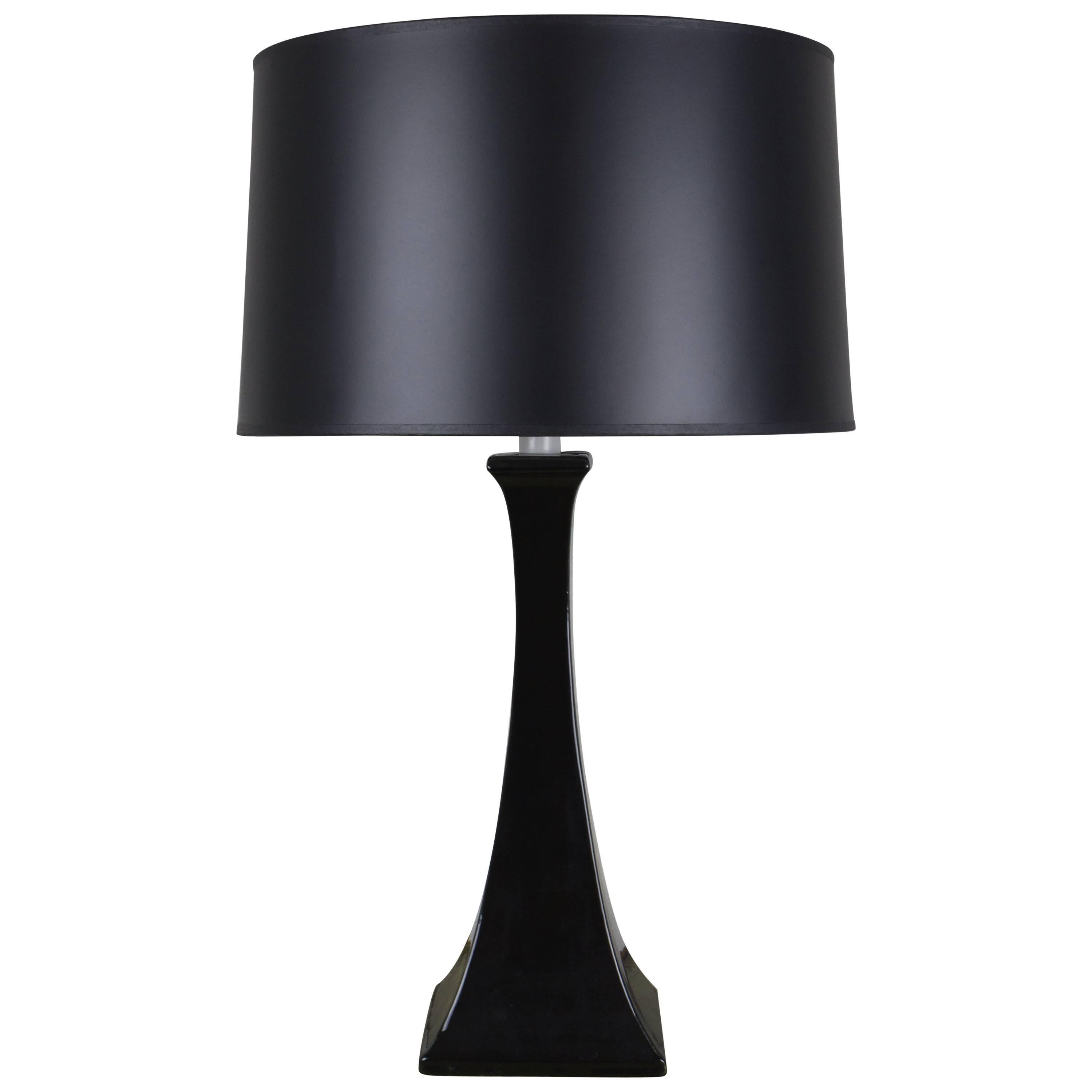 American Mid Century Modern Glazed Ceramic Lamp