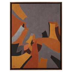 "Ciudad Gris" opera d'arte astratta dell'artista messicano Maricruz Hernandez Covarrubias