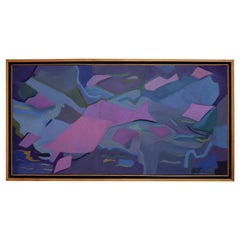 "Pescados En El Mar" Abstract Artwork By Mexican Artist Maricruz H. Covarrubias