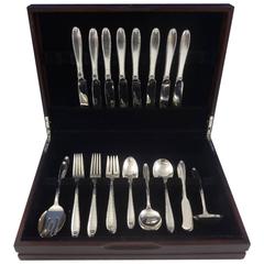 Southern Charm by Alvin Sterling Silver Flatware Set for Eight Service 51 Pieces