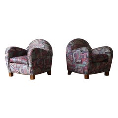 Pair of Armchairs, Italy, 1960s