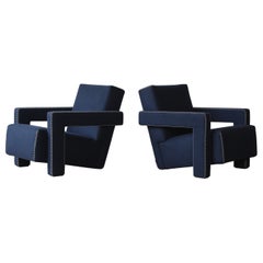 Pair of Gerrit Rietveld Utrecht Chairs, Cassina