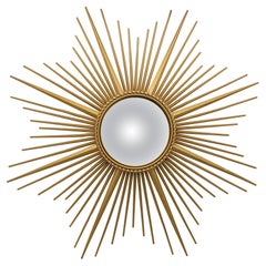 Grand miroir mural original CHATY Sun, 90cm 35.4"