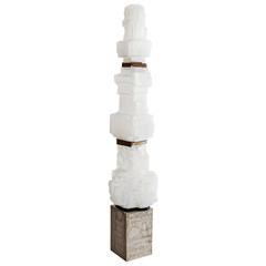 Unique Assemblage Column in Handblown Glass by Thaddeus Wolfe, 2015 6