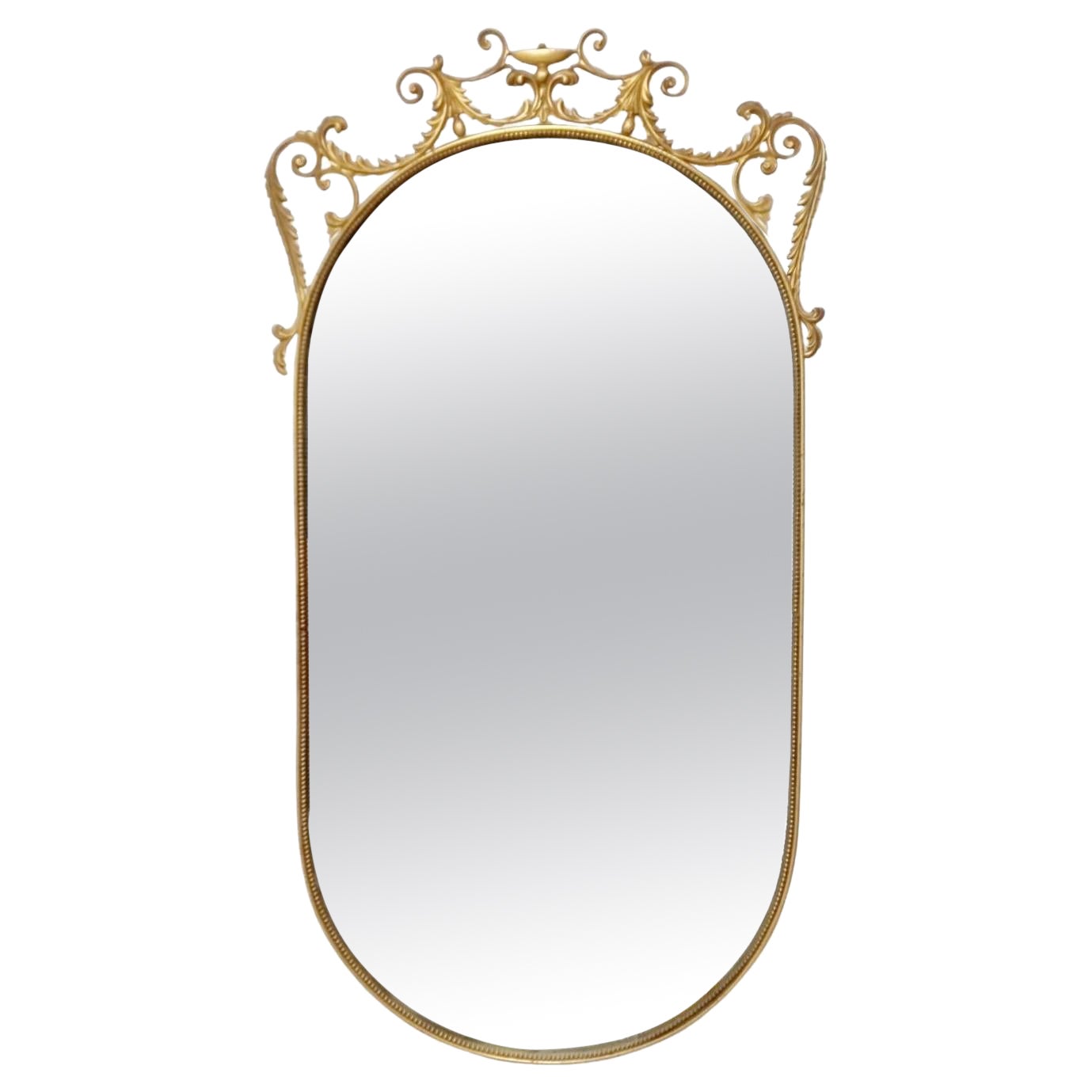 Grand miroir italien du milieu du siècle dernier, Italie, années 1960