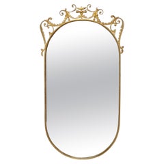 Grand miroir italien du milieu du siècle dernier, Italie, années 1960