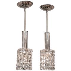 Petite Facet-Cut Crystal Pendant 8