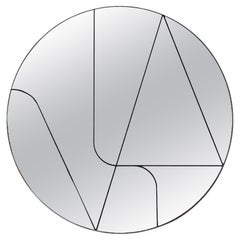 Specchio da parete Atlas Insula 80 di Atlas Project