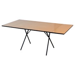 Ausziehbarer Esstisch mit X-Beinen von George Nelson für Herman Miller