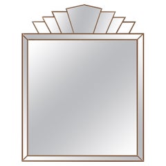 Reign Art Deco Mirror Handmade - Gold